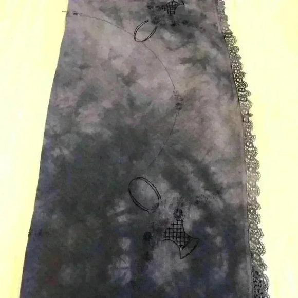 hand died lot of vtg linens perfect for crafting d - Picture 6 of 14